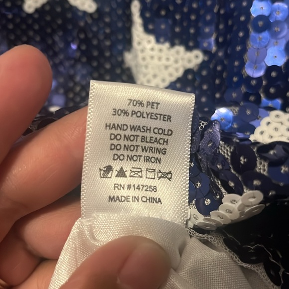 Simply Southern Preppy Sequins USA top T-Shirt - Picture 8 of 10